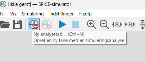 Opret ny analysetab