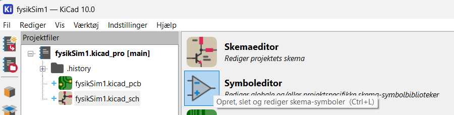 Symbol Editor i KiCAD