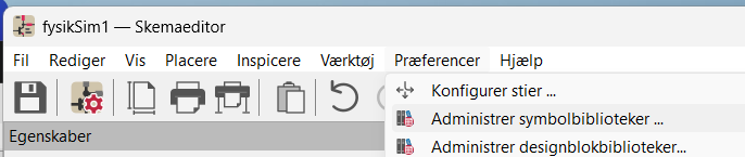 Manage Symbol Libraries i KiCAD
