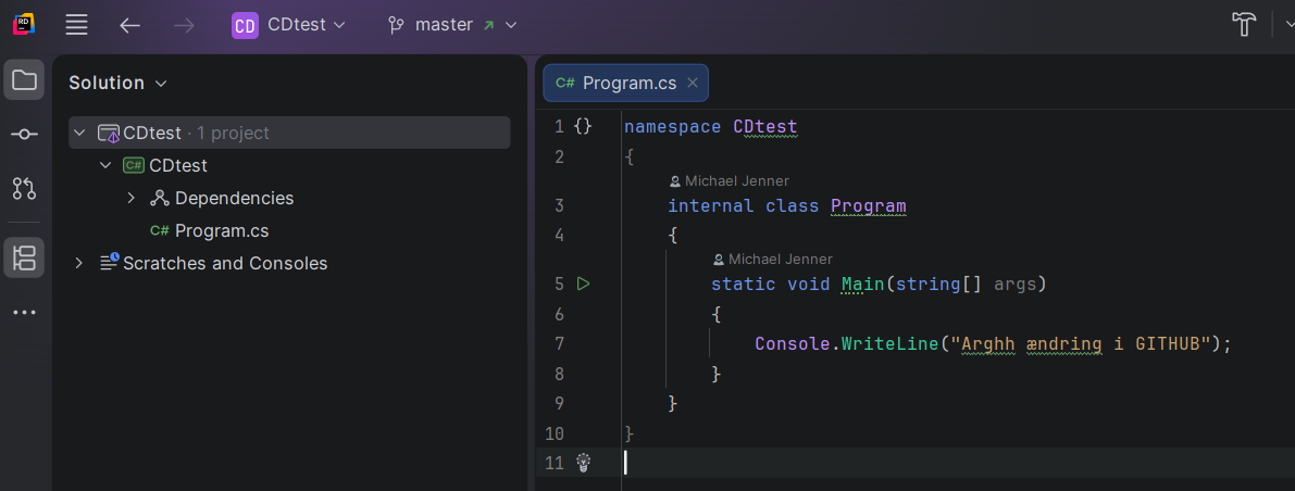Program.cs efter merge — den lokale version er opdateret