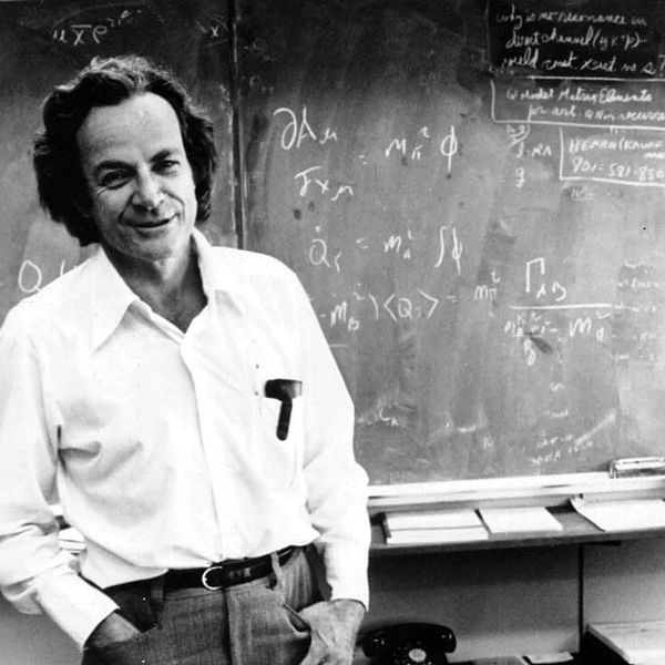 Richard Feynman - the great physicist and explainer.
